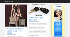 Desktop Screenshot of musulietuva.info